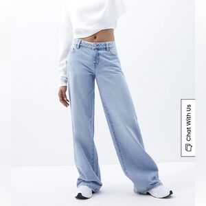 Pacsun Casey Indigo Low Rise Baggy Jeans